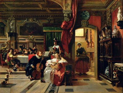 Sir Anthony van Dyck in London by Camille Joseph Etienne Roqueplan